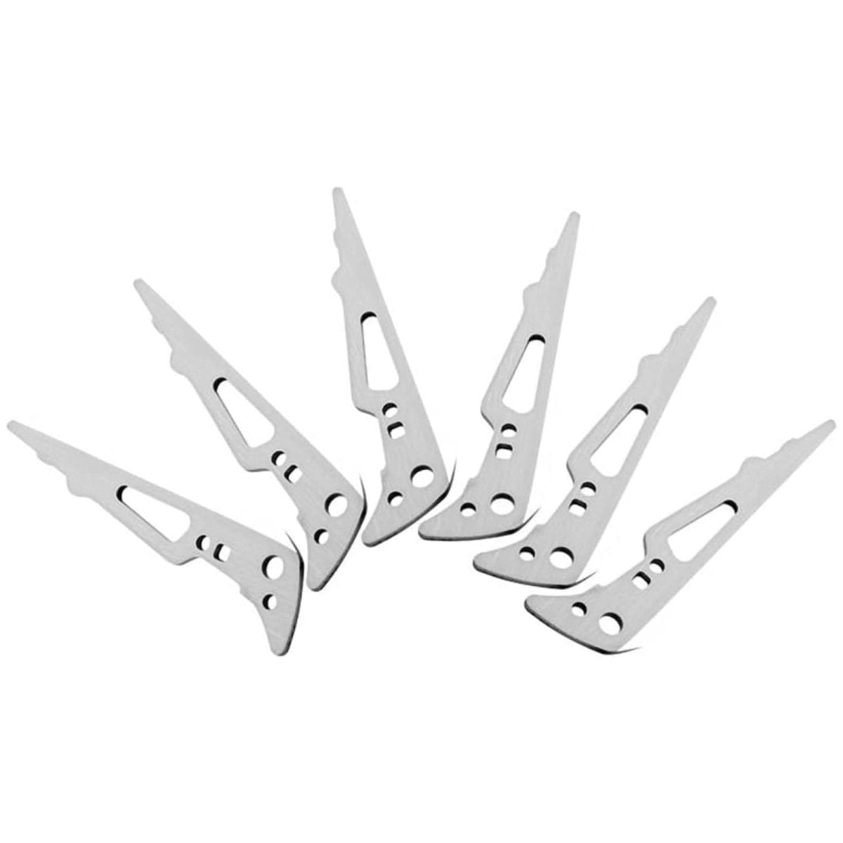 New Archery Products Killzone 100 Grain 2" Original Trophy Tip Replacement Blades, 6 Pack - Forza Sports