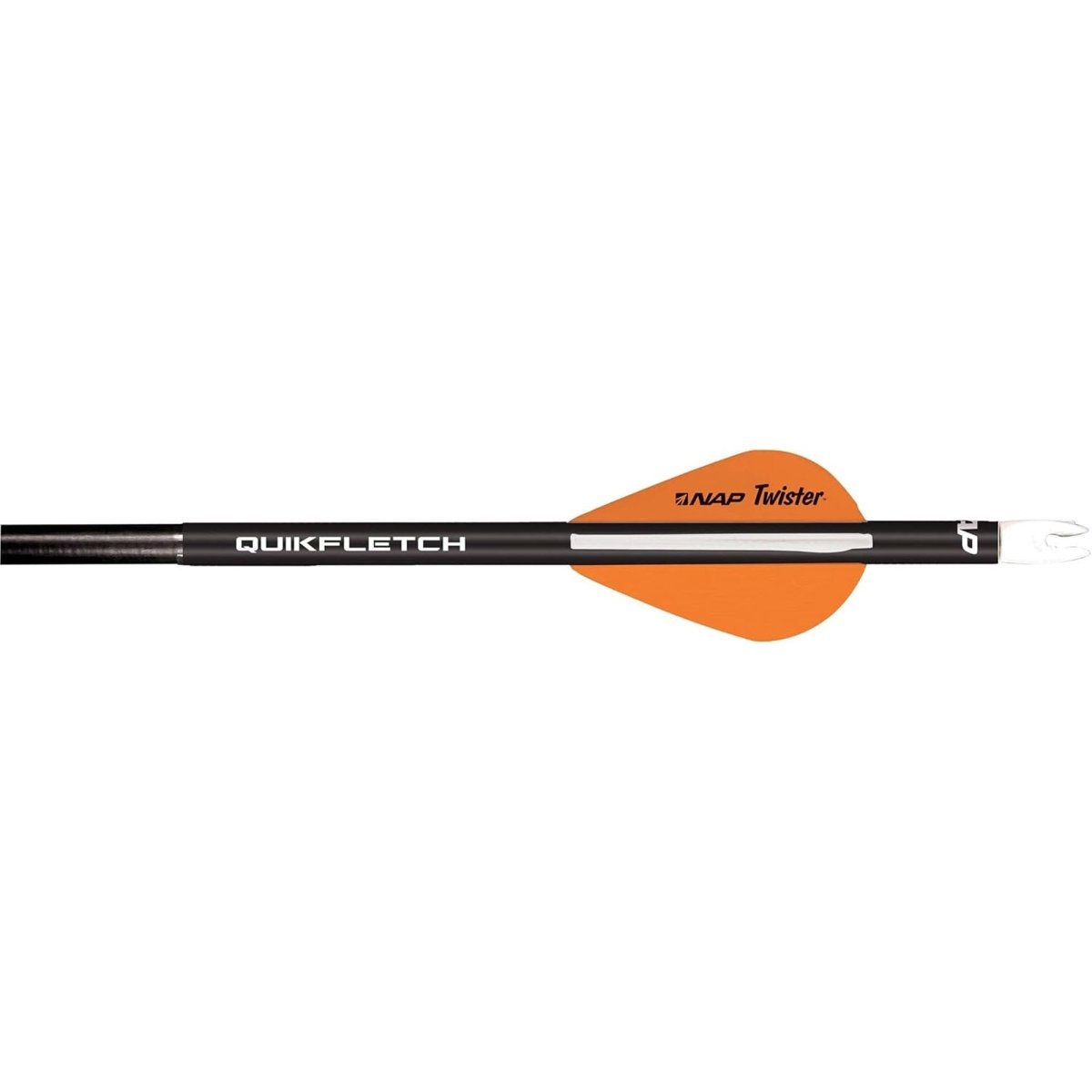 New Archery Products Quikfletch 2" Twister Black Tube - Forza Sports
