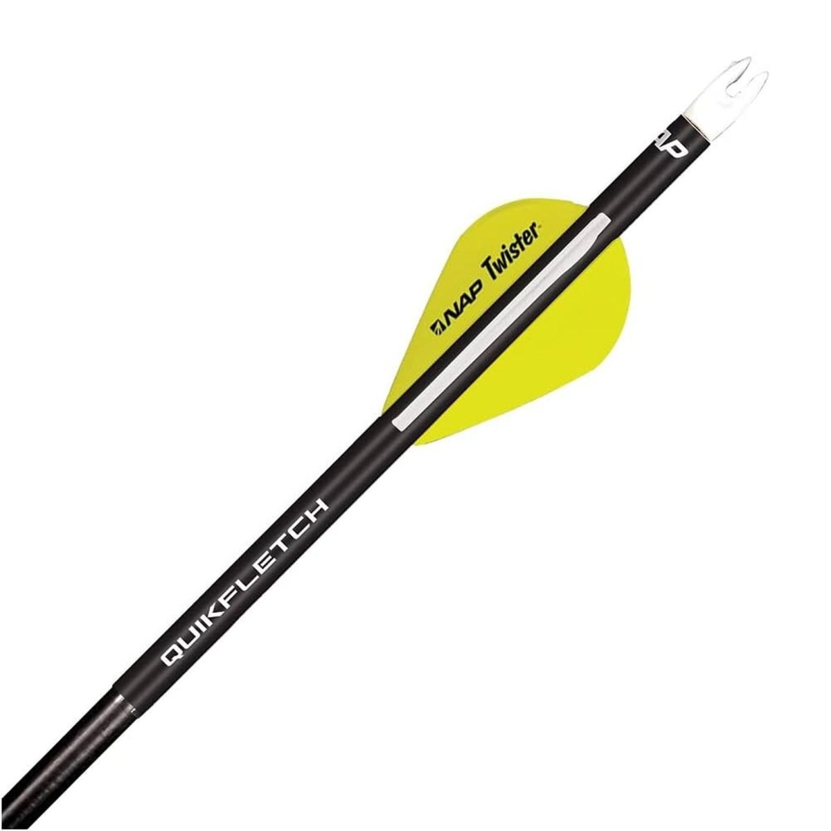 New Archery Products Quikfletch 2" Twister Black Tube - Forza Sports
