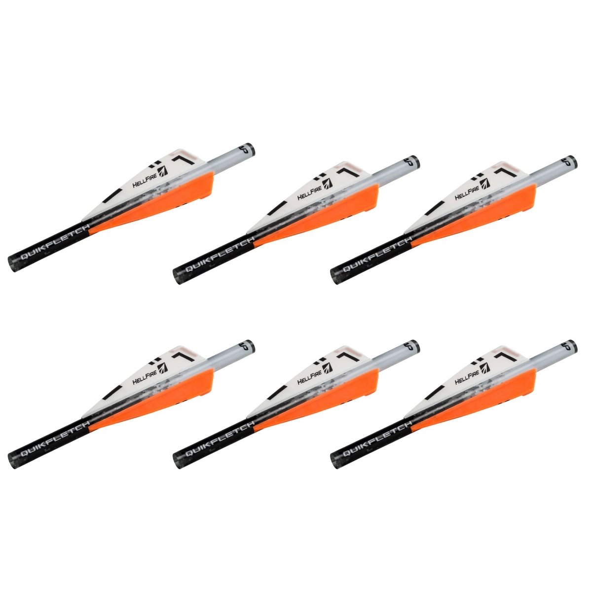 New Archery Products Quikfletch 3" Hellfire for Crossbow - Forza Sports