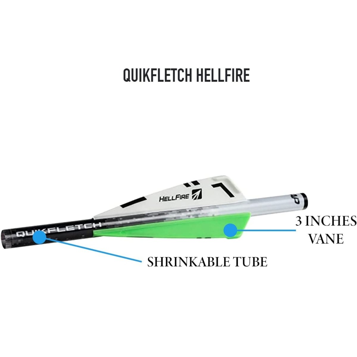 New Archery Products Quikfletch Hellfire 3" - Forza Sports