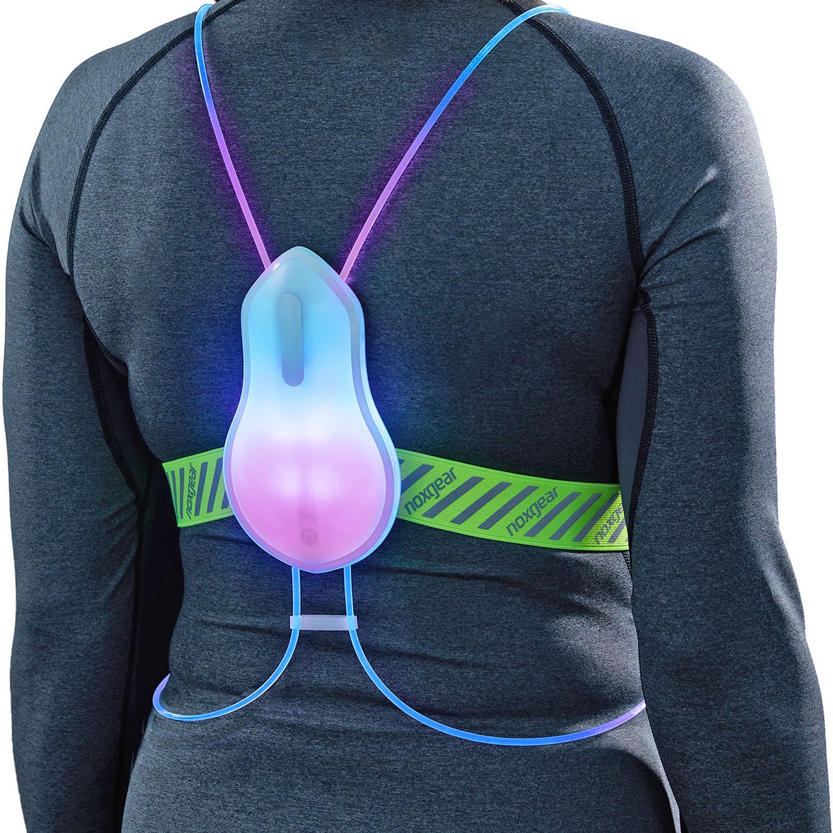 Noxgear Tracer2 360 Visibility Multicolor Reflective LED Running Vest - Forza Sports