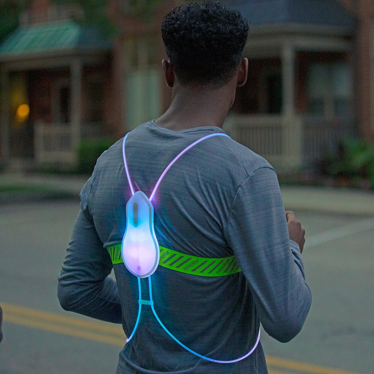 Noxgear Tracer2 360 Visibility Multicolor Reflective LED Running Vest - Forza Sports
