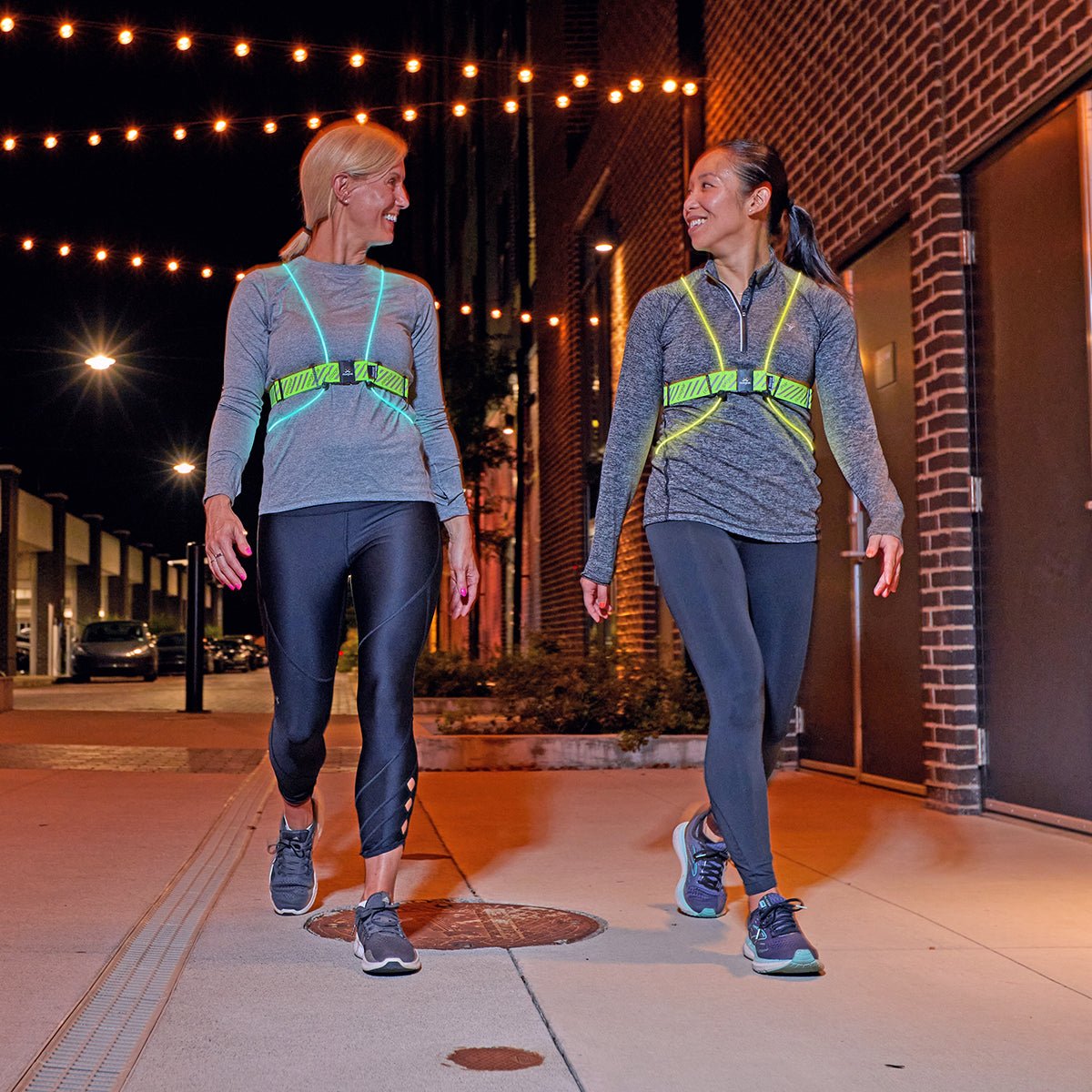 Noxgear Tracer2 360 Visibility Multicolor Reflective LED Running Vest - Forza Sports
