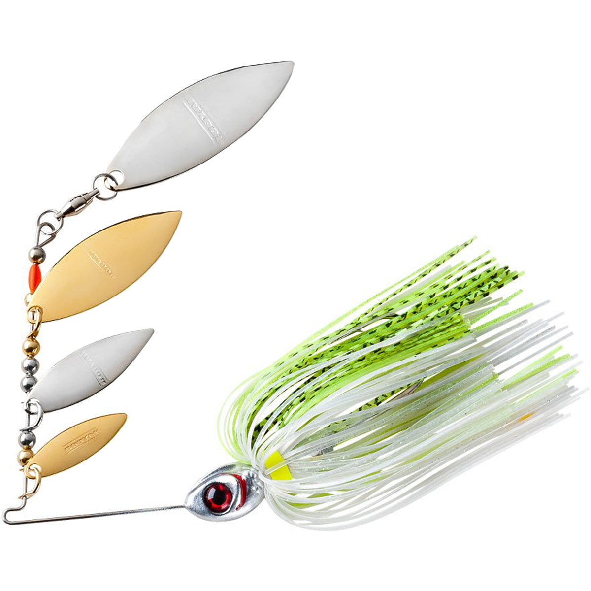 Fishing lure with multiple blades and a skirt - best ice fishing gear - Forza Sports