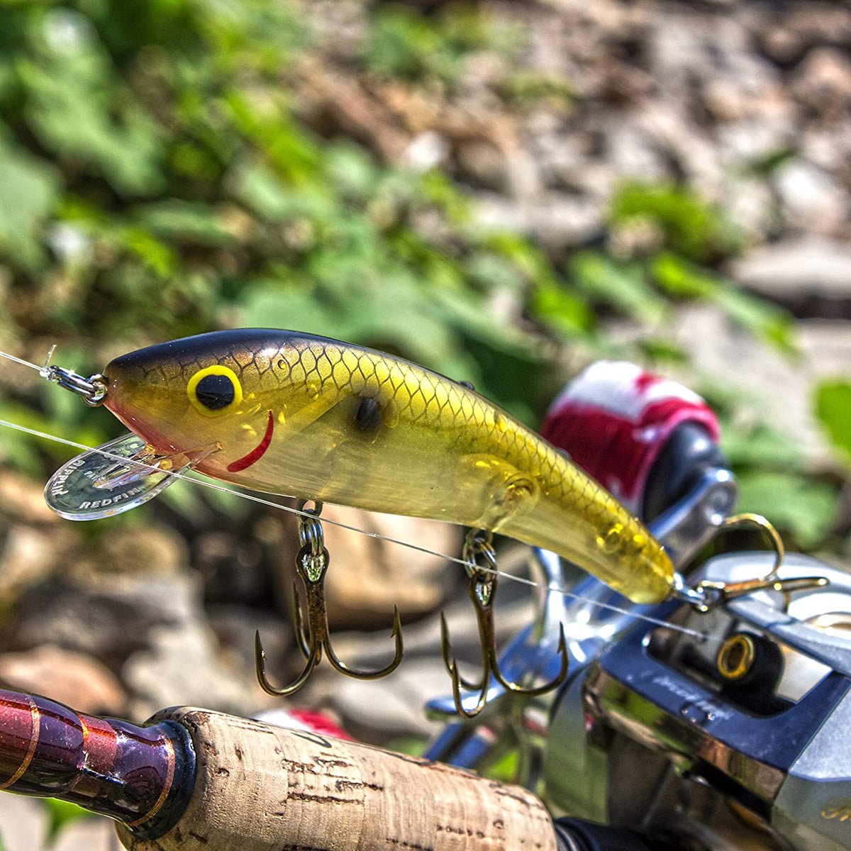 Cotton Cordell Suspending Ripplin Red Fin 3/8 oz Fishing Lure - Forza Sports