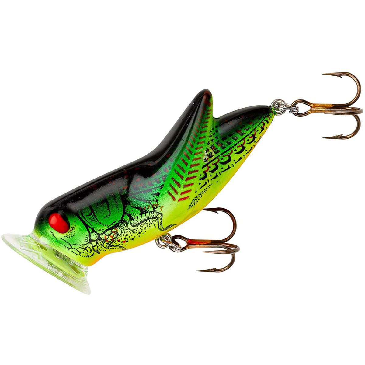 Rebel Crickhopper Popper 3/16 oz Fishing Lure - Fire Tiger - Forza Sports