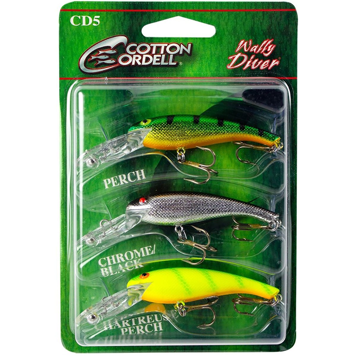 Cotton Cordell Wally Diver Triple Threat Fishing Lures - Forza Sports