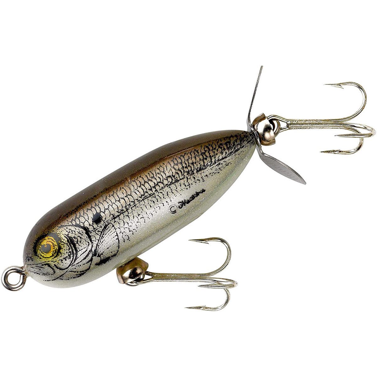 Heddon Tiny Torpedo 1/4 oz Fishing Lure - Gold Finish/Shad - Forza Sports