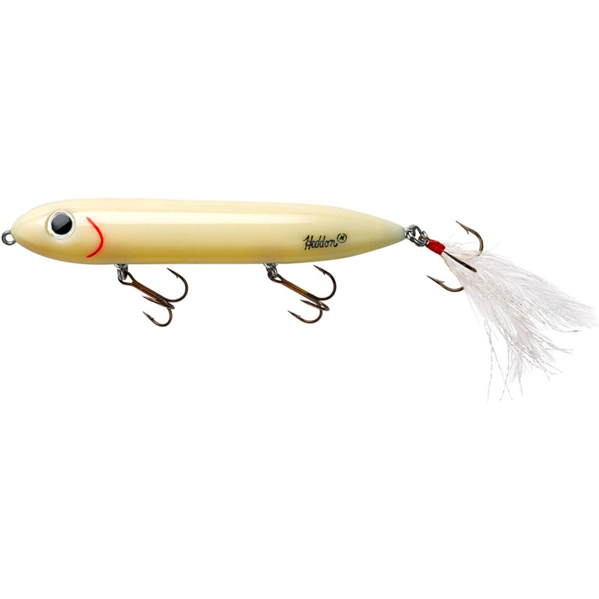 Heddon Feather Dressed Super Spook Jr 1/2 oz Fishing Lure - Forza Sports