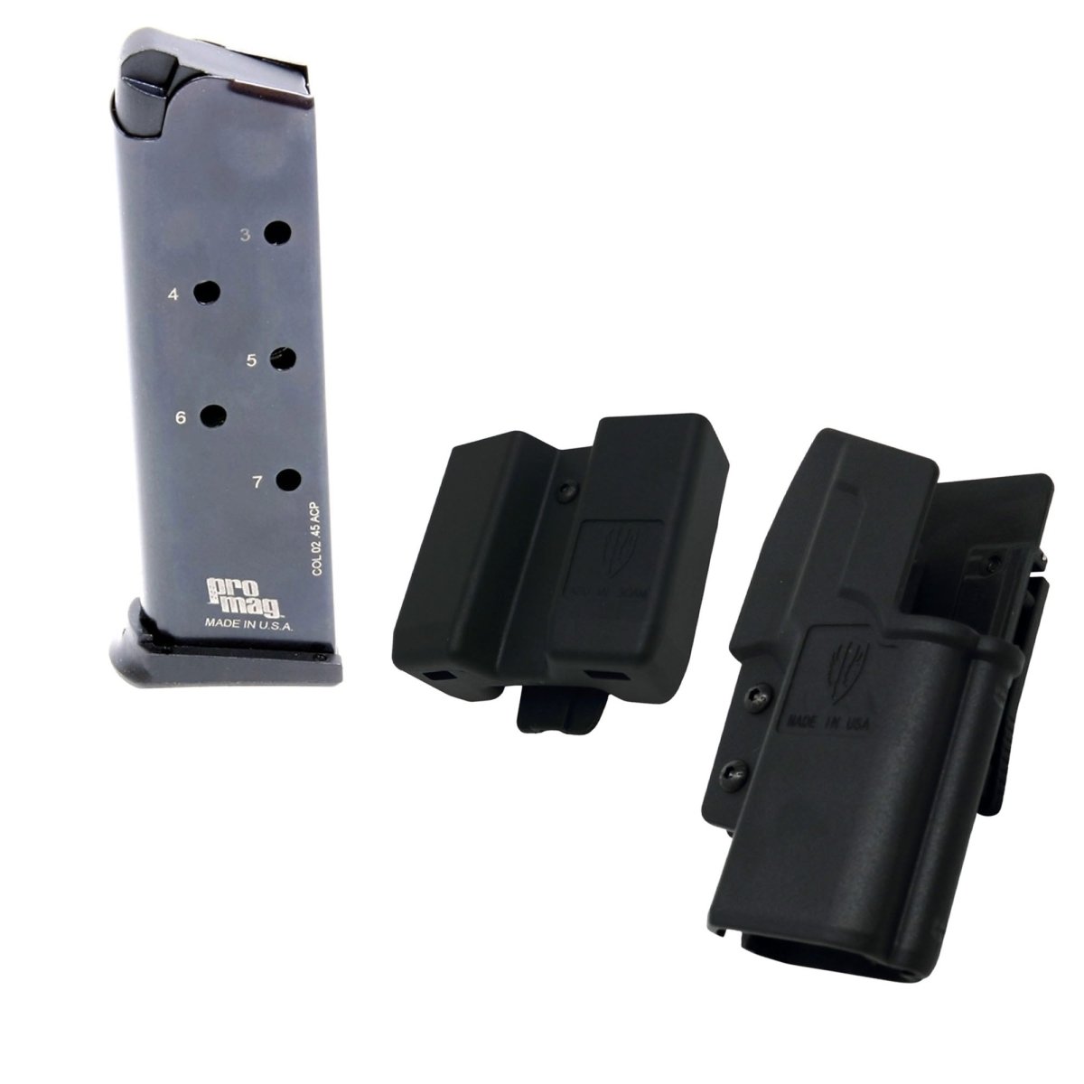AA144 - Holster for 1911 Government Model Plus COL 02 - Mag for Colt 1911 Government Model 7 - round - Forza Sports