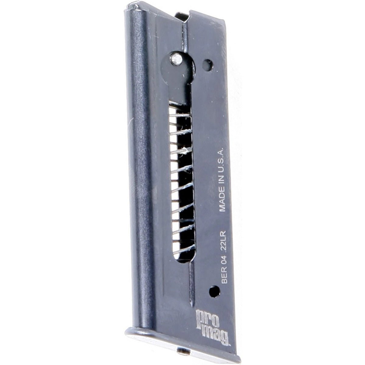 ProMag Beretta 21A Bobcat .22 LR, 7 - Round Magazine, BER 04, Blue Steel - Forza Sports