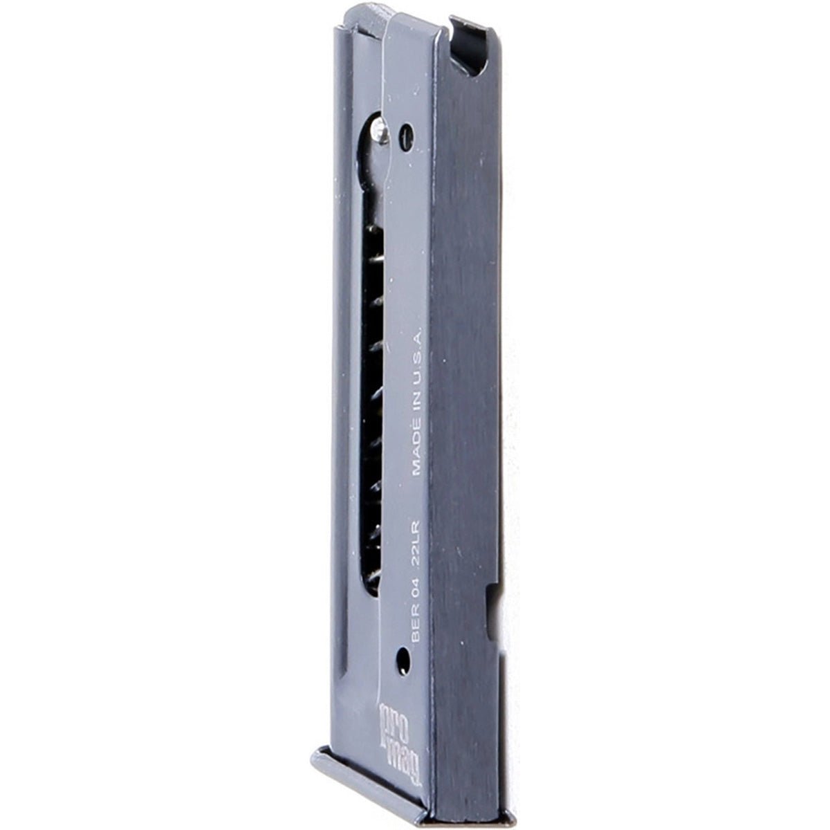 ProMag Beretta 21A Bobcat .22 LR, 7 - Round Magazine, BER 04, Blue Steel - Forza Sports