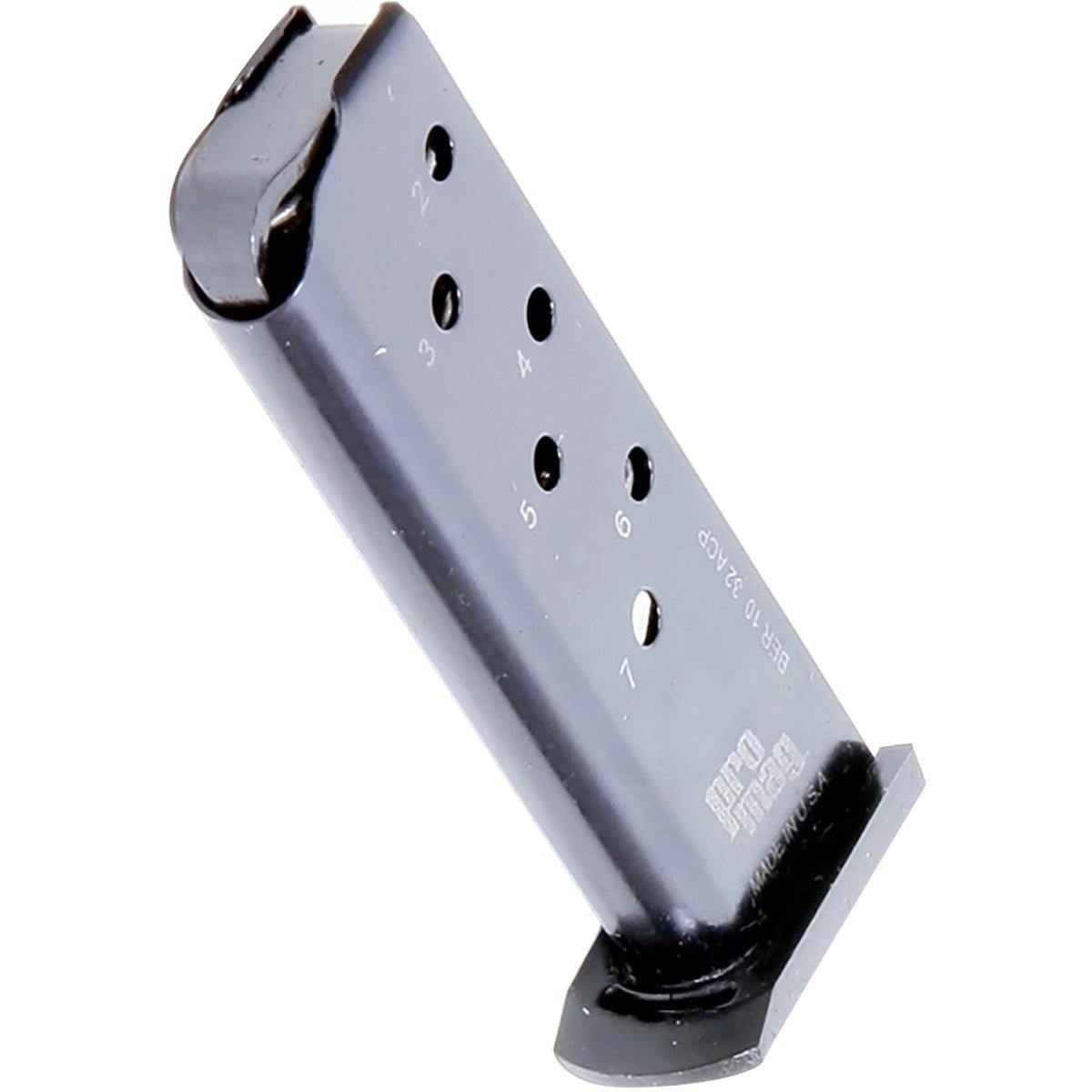 ProMag Beretta 3032 Tomcat .32 ACP, 7 - Round Magazine, BER 10, Blue Steel - Forza Sports