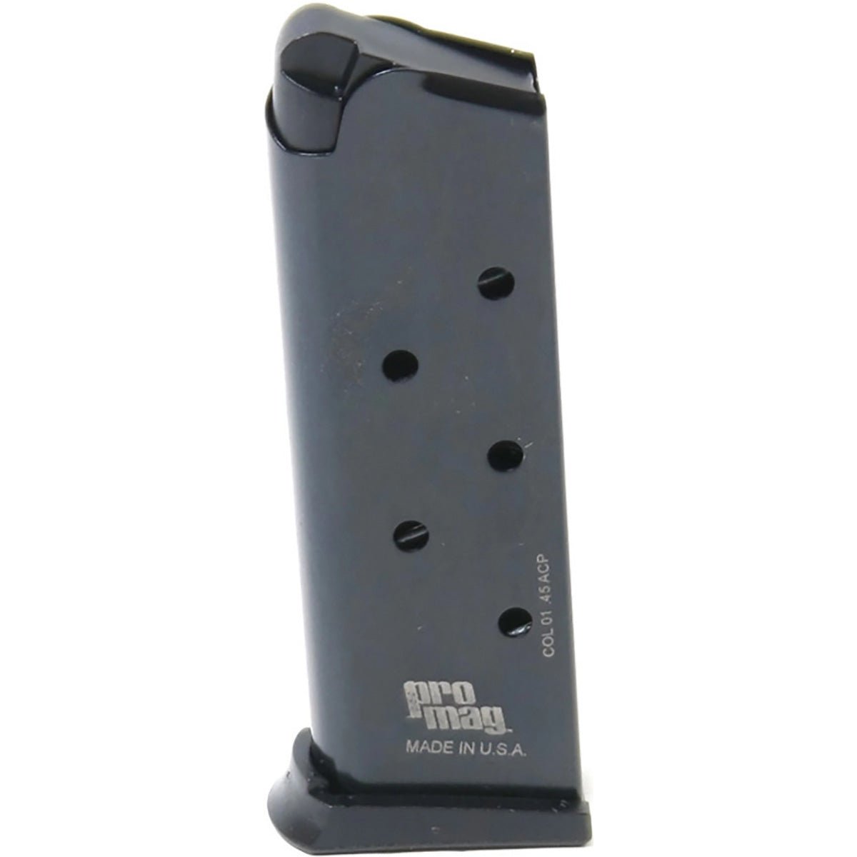 ProMag Colt 1911 Officers Model .45 ACP, 6 - Round Magazine, COL 01, Blue Steel - Forza Sports