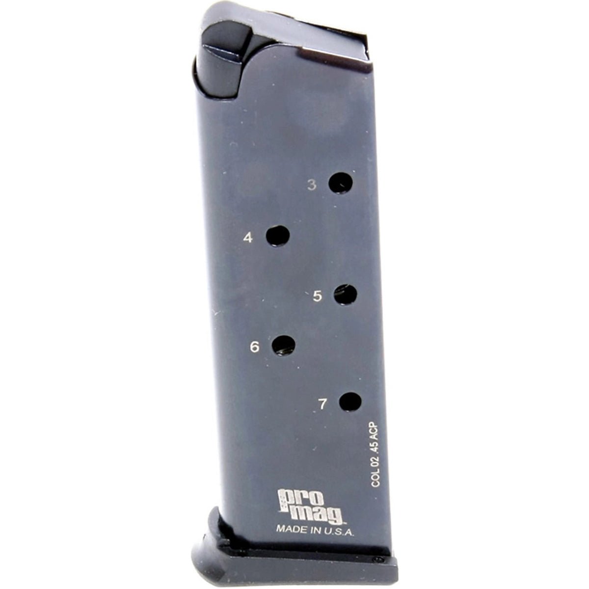 ProMag Colt 1911 Government Model .45 ACP, 7 - Round Magazine, COL 02, Blue Steel - Forza Sports