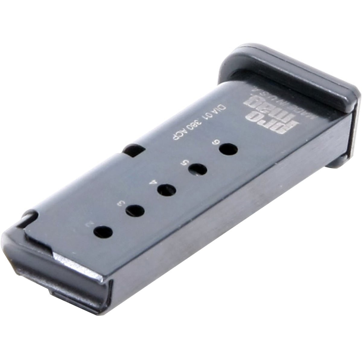 ProMag Diamondback .380 ACP, 6 - Round Extended Magazine, DIA 01, Blue Steel - Forza Sports