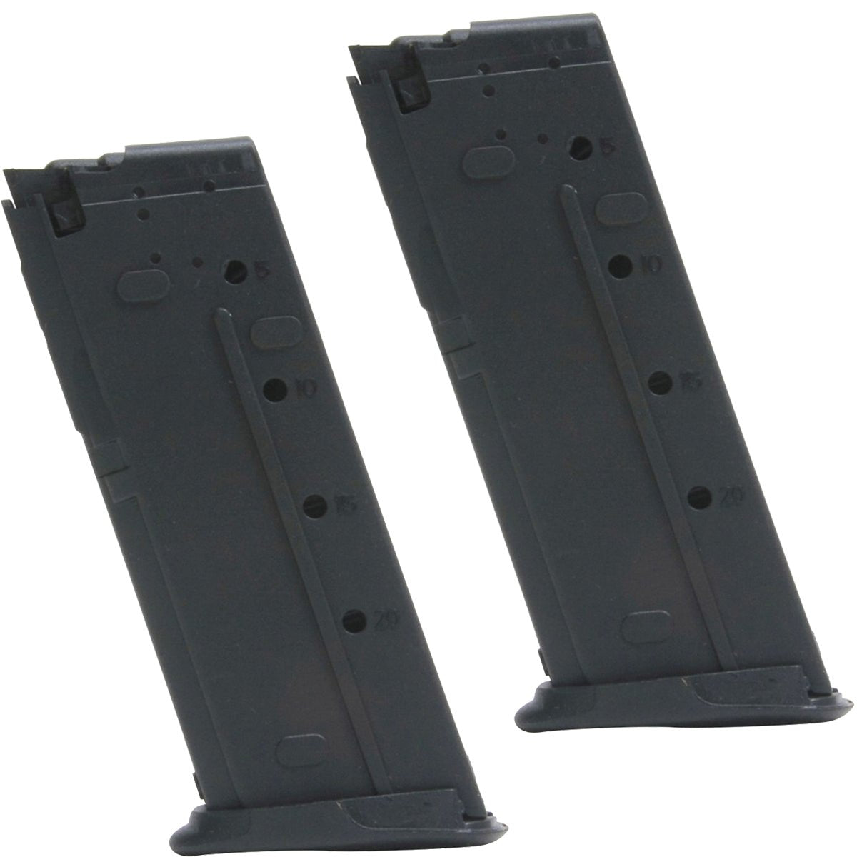 ProMag (2 Pack) FN Five - Seven USG 5.7x28mm, 10 - Round Magazine, FNH 01, Black Polymer - Forza Sports