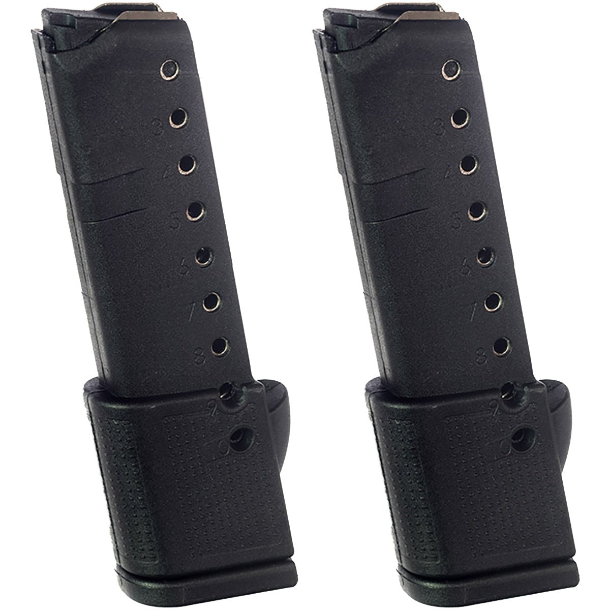 ProMag (2 Pack) 10 - Round Magazine for GLOCK Model 42 G42 .380 ACP, GLK 11 Black Polymer - Forza Sports