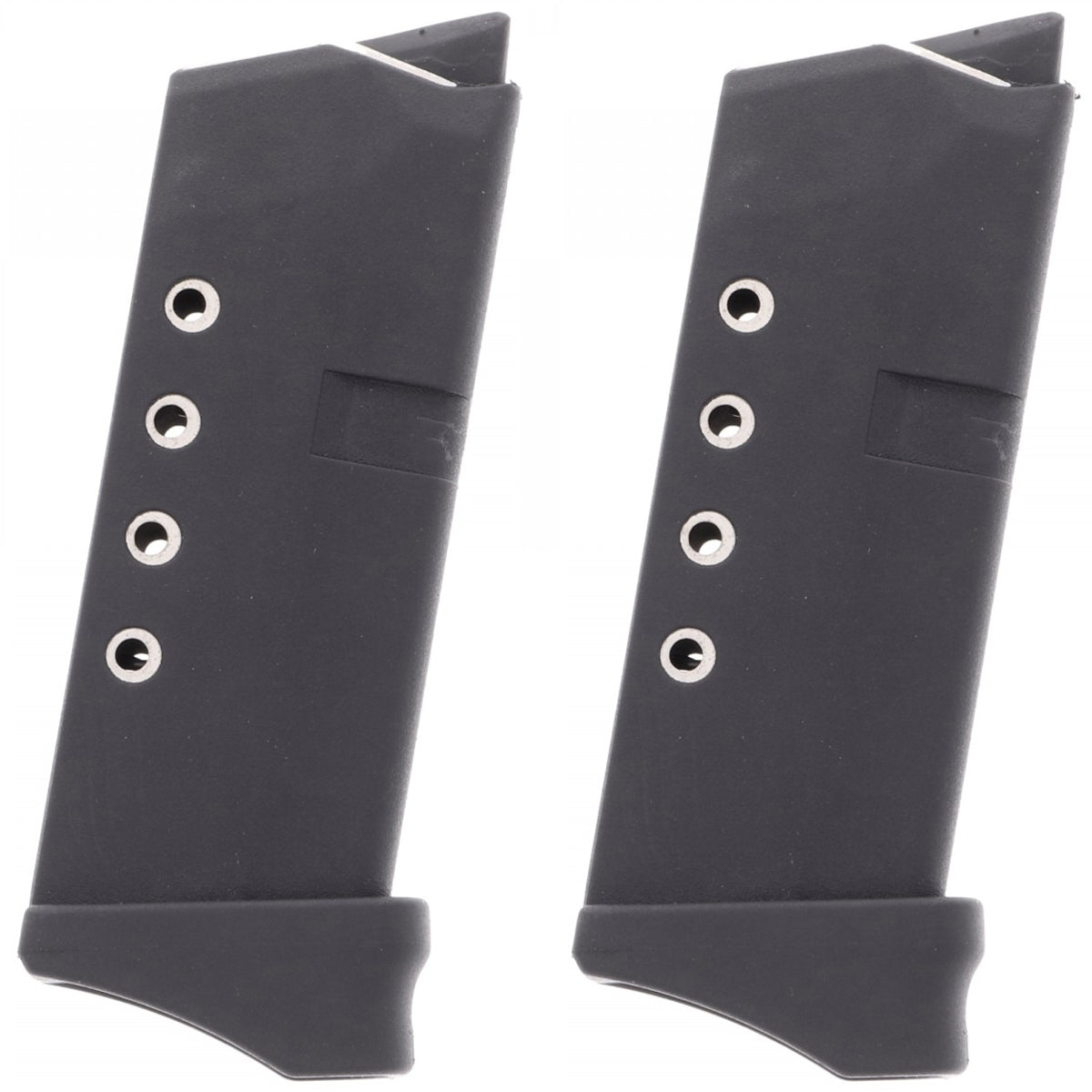 ProMag (2 Pack) 6 - Round Magazine for GLOCK Model 43 G43 9mm, GLK12, Black Polymer - Forza Sports