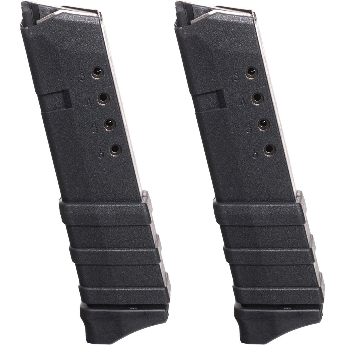 ProMag (2 Pack ) 10 - Round Magazine for GLOCK Model 43 G43 9mm, GLK 13, Black Polymer - Forza Sports