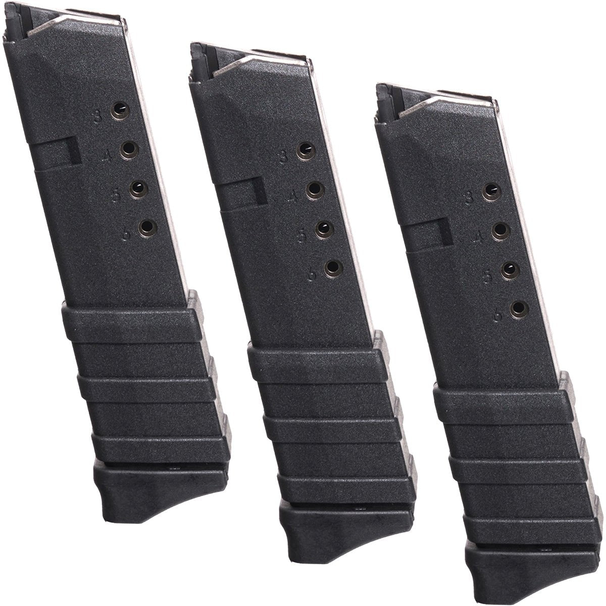 ProMag (3 Pack ) 10 - Round Magazine for GLOCK Model 43 G43 9mm, GLK 13, Black Polymer - Forza Sports