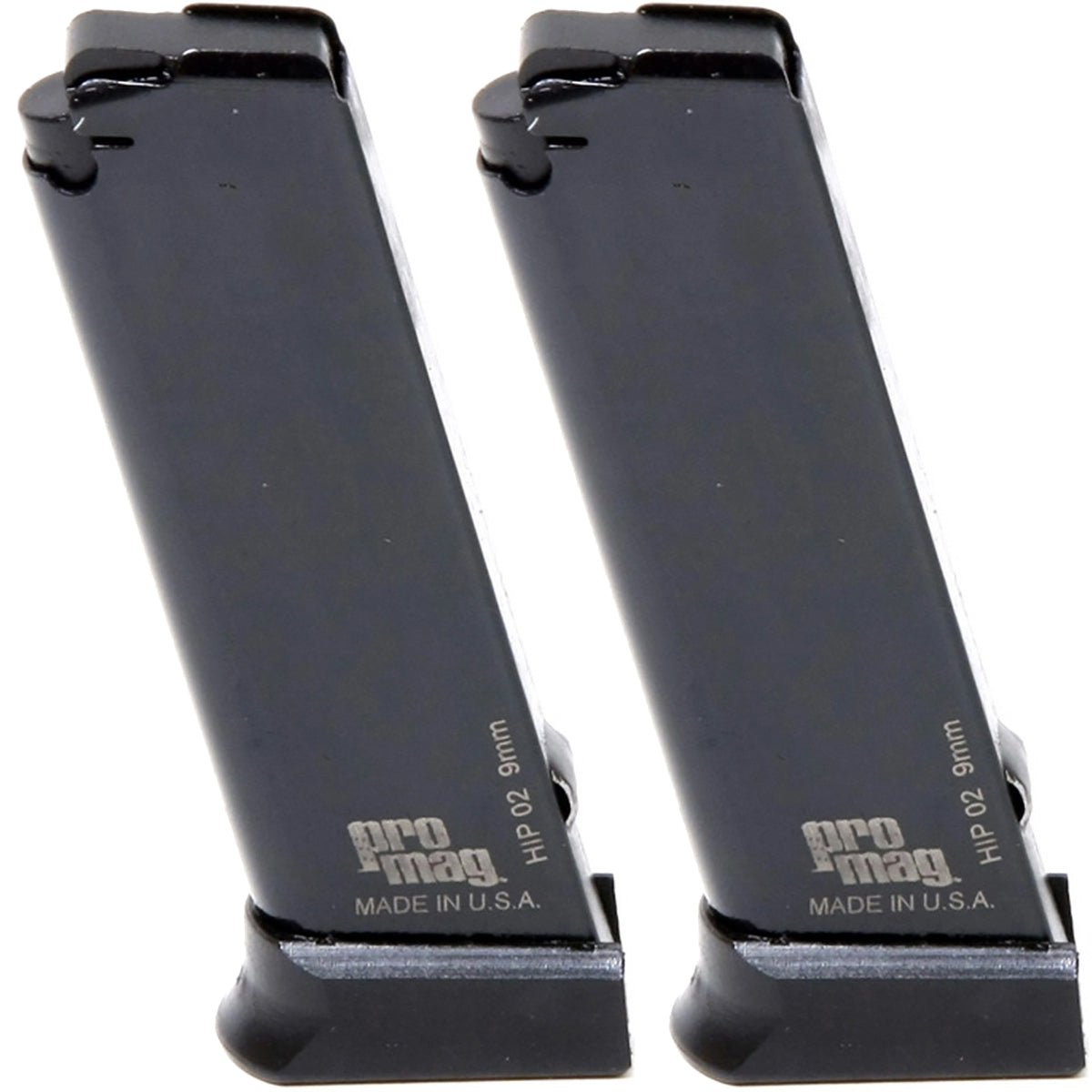 ProMag (2 Pack) Hi - Point Model C 9mm, 8 - Round Magazine, HIP 02, Blue Steel - Forza Sports
