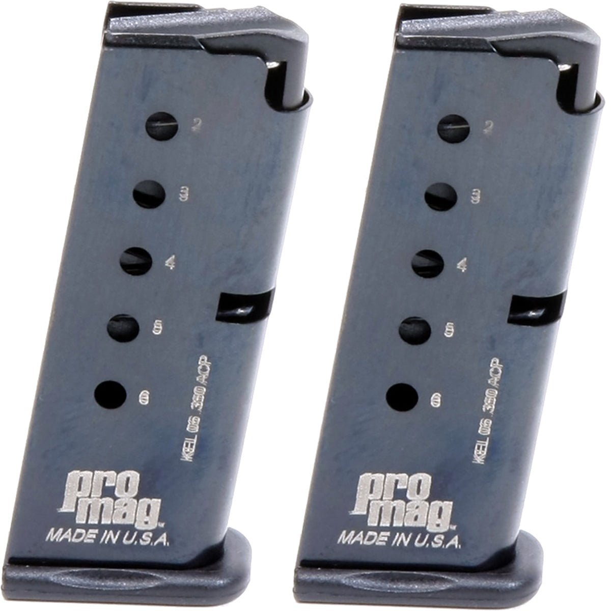 ProMag (2 Pack) Kel - Tec P - 3AT .380 ACP, 6 - Round Magazine, KEL 06, Blue Steel - Forza Sports