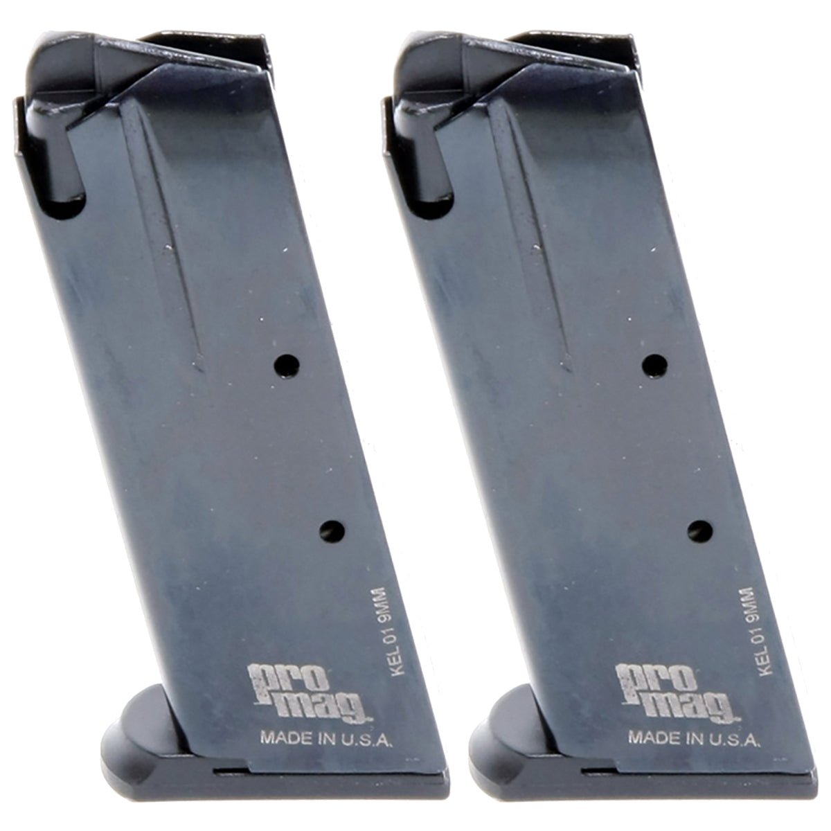 ProMag (2 Pack) Kel - Tec P - 11 9mm, 10 - Round Magazine, KEL 01, Blue Steel - Forza Sports