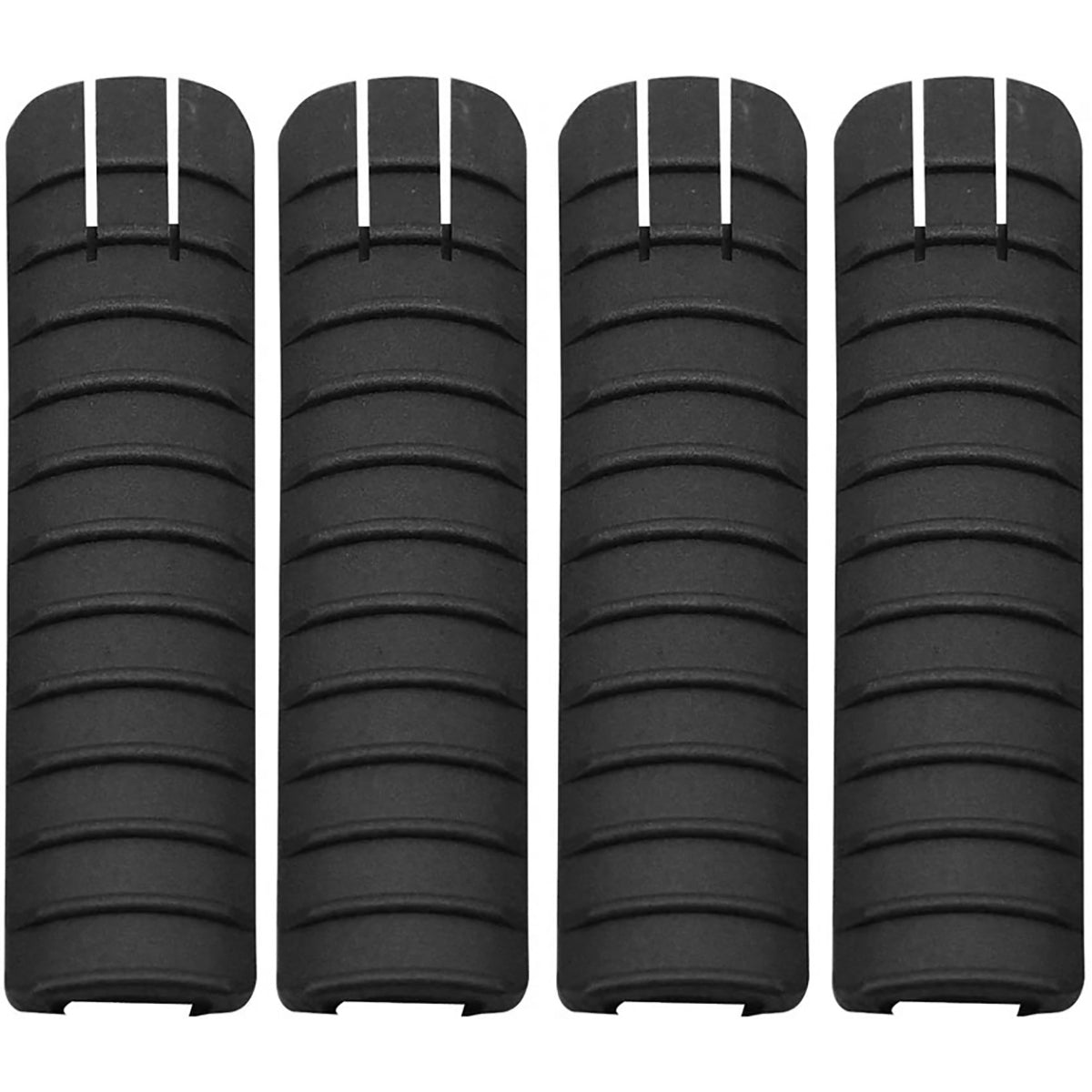 ProMag 1913 Picatinny Rail 11 Rib Cover Panel 4 - Pack, Black Polymer - Forza Sports