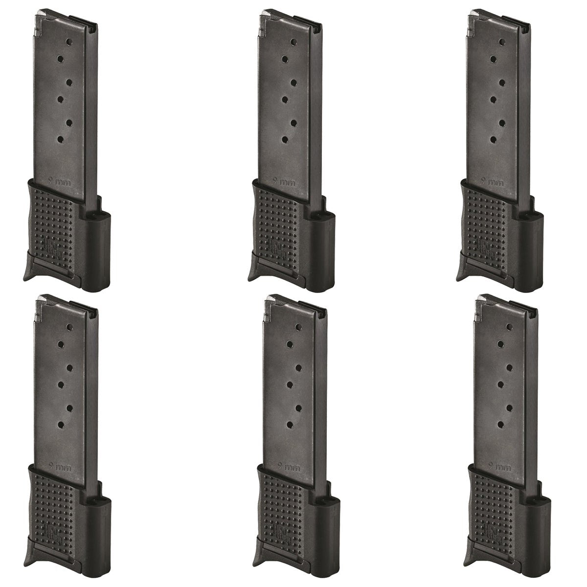 ProMag (6 Pack) Ruger LC9 9mm, 10 - Round Extended Magazine, RUG 17, Blue Steel - Forza Sports