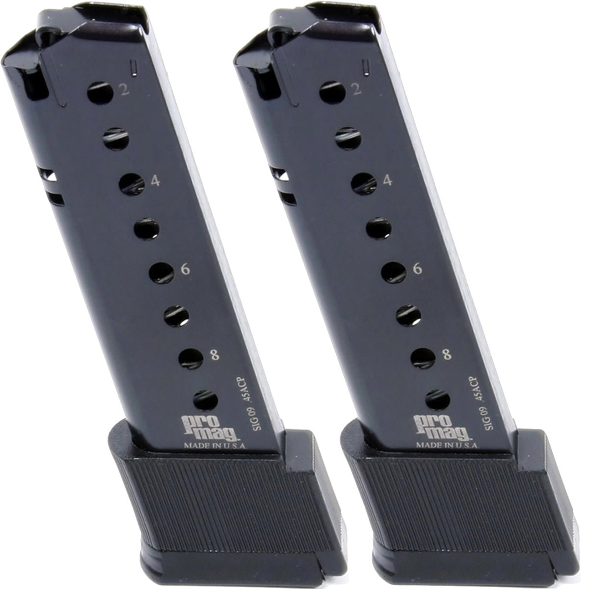 ProMag (2 Pack) Sig Sauer P220 .45 ACP, 10 - Round Magazine, SIG 09, Blue Steel - Forza Sports