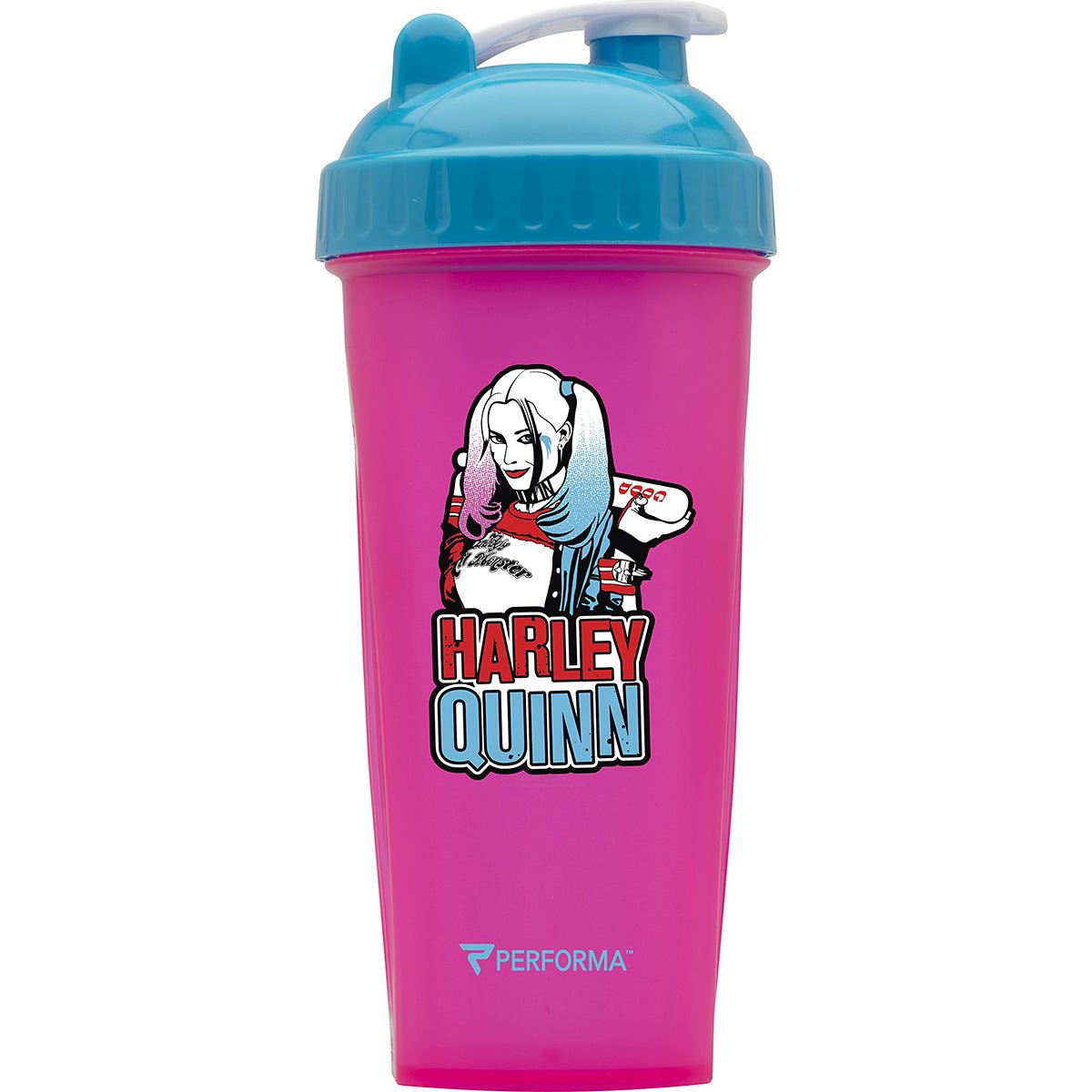 Performa PerfectShaker 28 oz. Villain Shaker Cup Bottle - Harley Quinn - Pink - Forza Sports