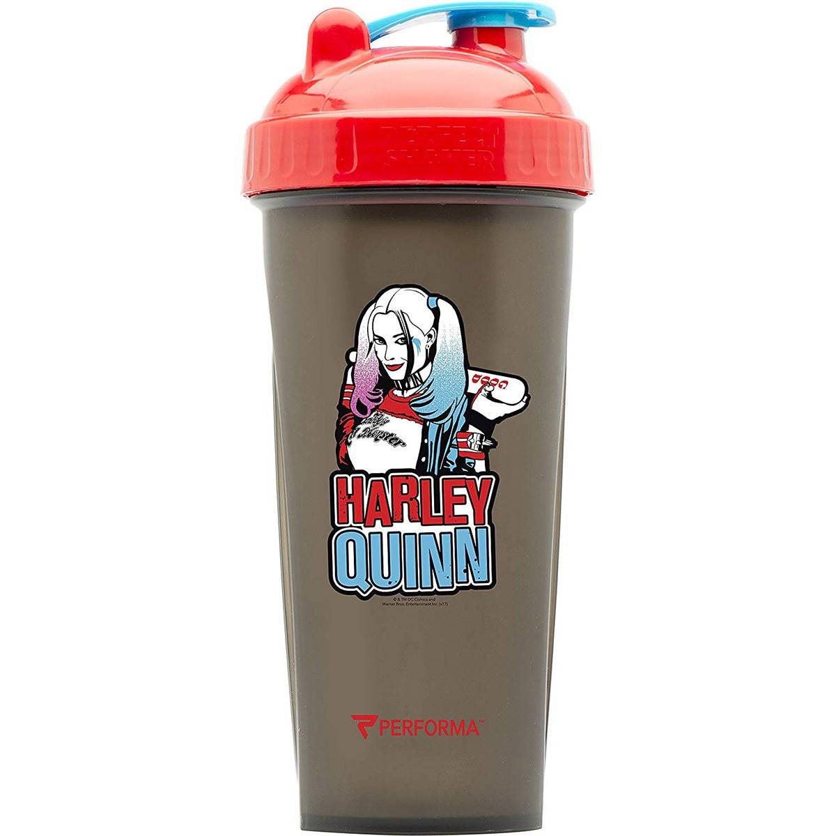Performa PerfectShaker 28 oz. Villain Shaker Cup Bottle - Harley Quinn - Black - Forza Sports