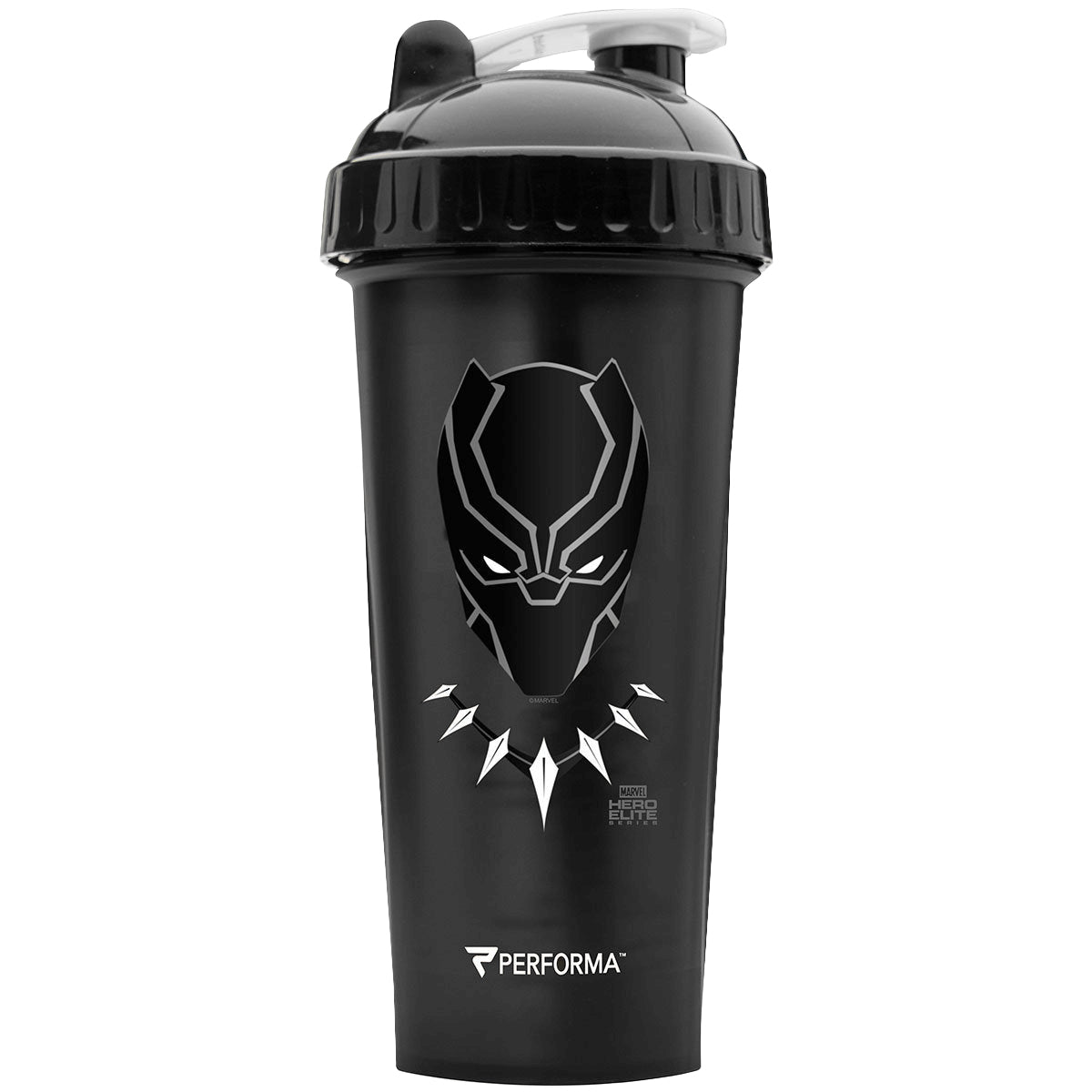 Performa PerfectShaker 28 oz. Hero Shaker Cup - Black Panther - Forza Sports