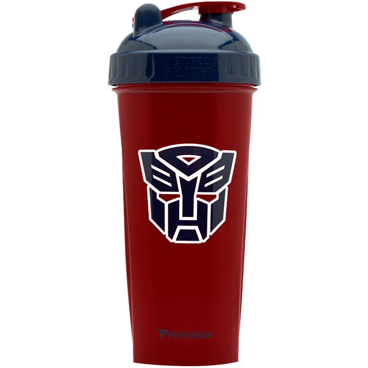 PerfectShaker Performa 28 oz. Transformers Shaker Cup Bottle - Autobot - Red - Forza Sports