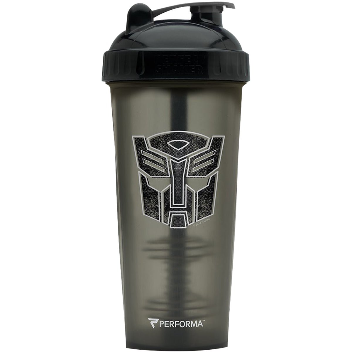 Performa PerfectShaker 28 oz. Transformers Shaker Cup Bottle - Aquabot - Black - Forza Sports