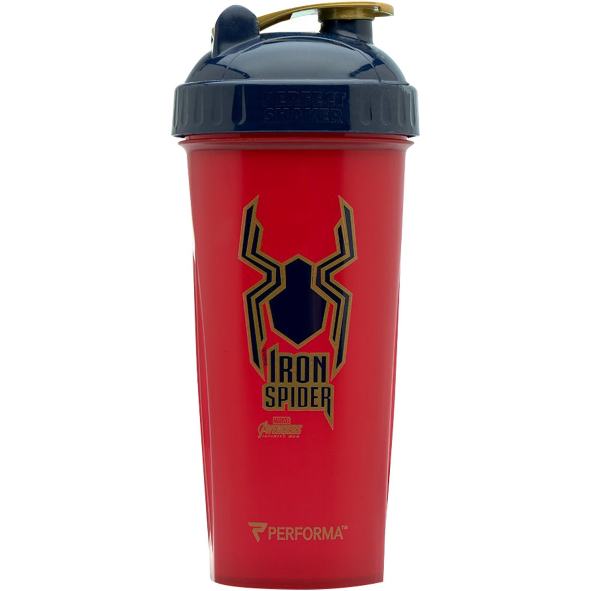 Performa PerfectShaker Avengers Infinity War Shaker Cup Bottle - Iron Spider - Forza Sports