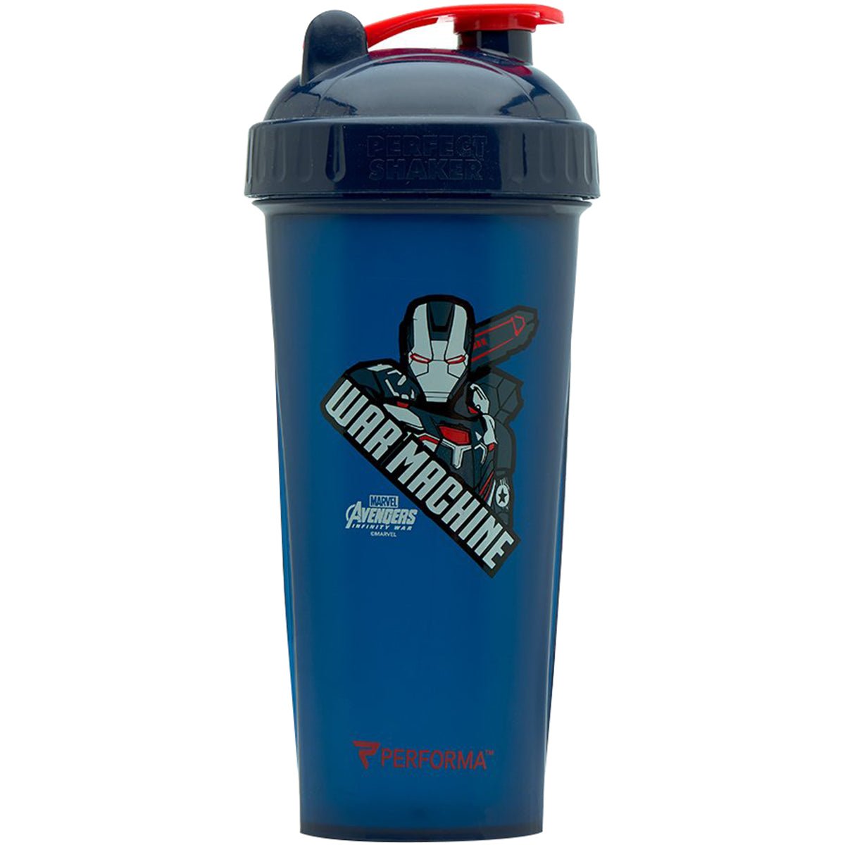 Performa PerfectShaker Avengers Infinity War Shaker Cup Bottle - War Machine - Forza Sports