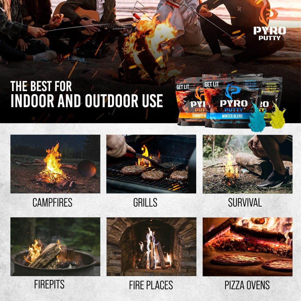 Pyro Putty Single Use - 10 Pack - Forza Sports