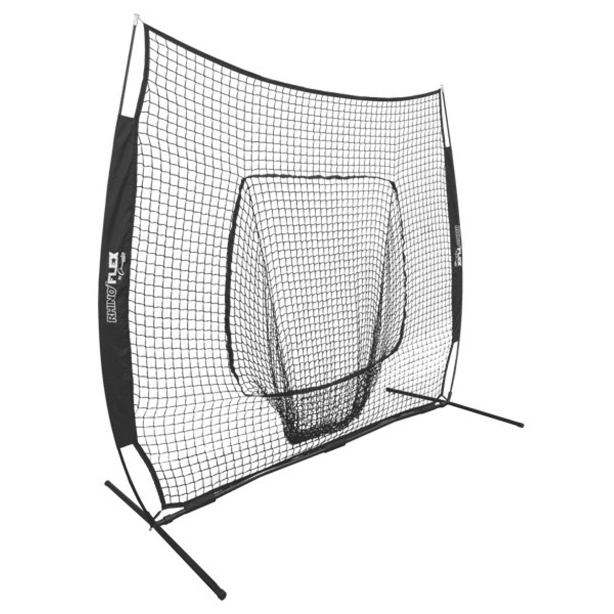 Champion Sports Rhino Flex Portable, Reversible Baseball Training Net - 84" x 84" - Forza Sports