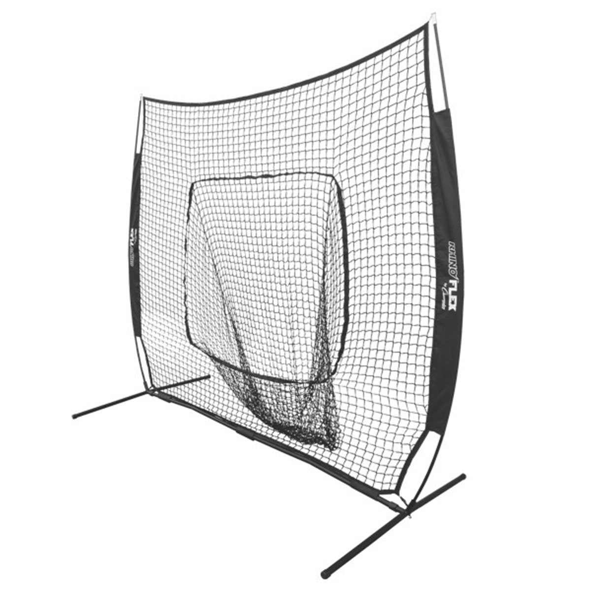 Champion Sports Rhino Flex Portable, Reversible Baseball Training Net - 84" x 84" - Forza Sports