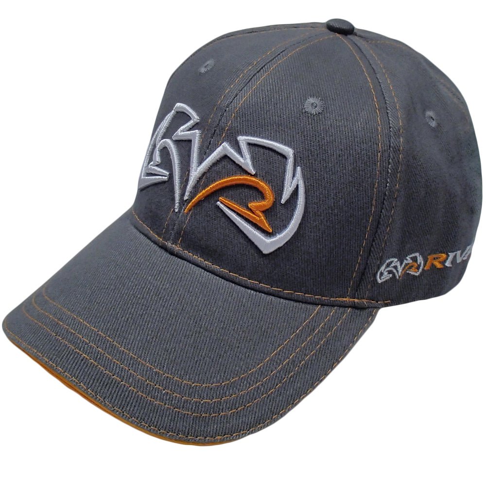 Rival Boxing Logo Baseball Cap - Gray/Orange - Forza Sports