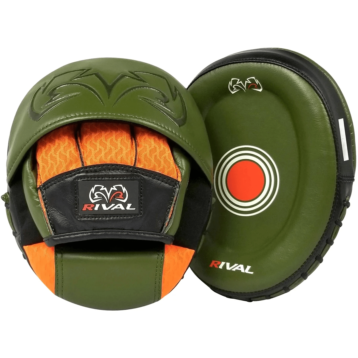 Rival Boxing RPM80 Impulse Punch Mitts - S/M - Khaki Green - Forza Sports