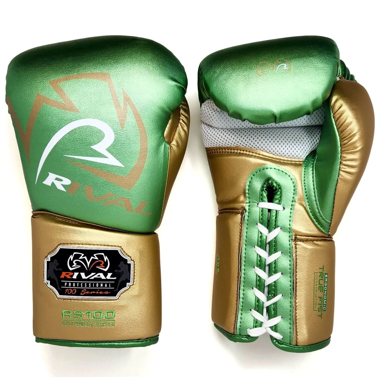 RIVAL Boxing RS100 Pro Lace-Up Sparring Gloves 16 oz. Small