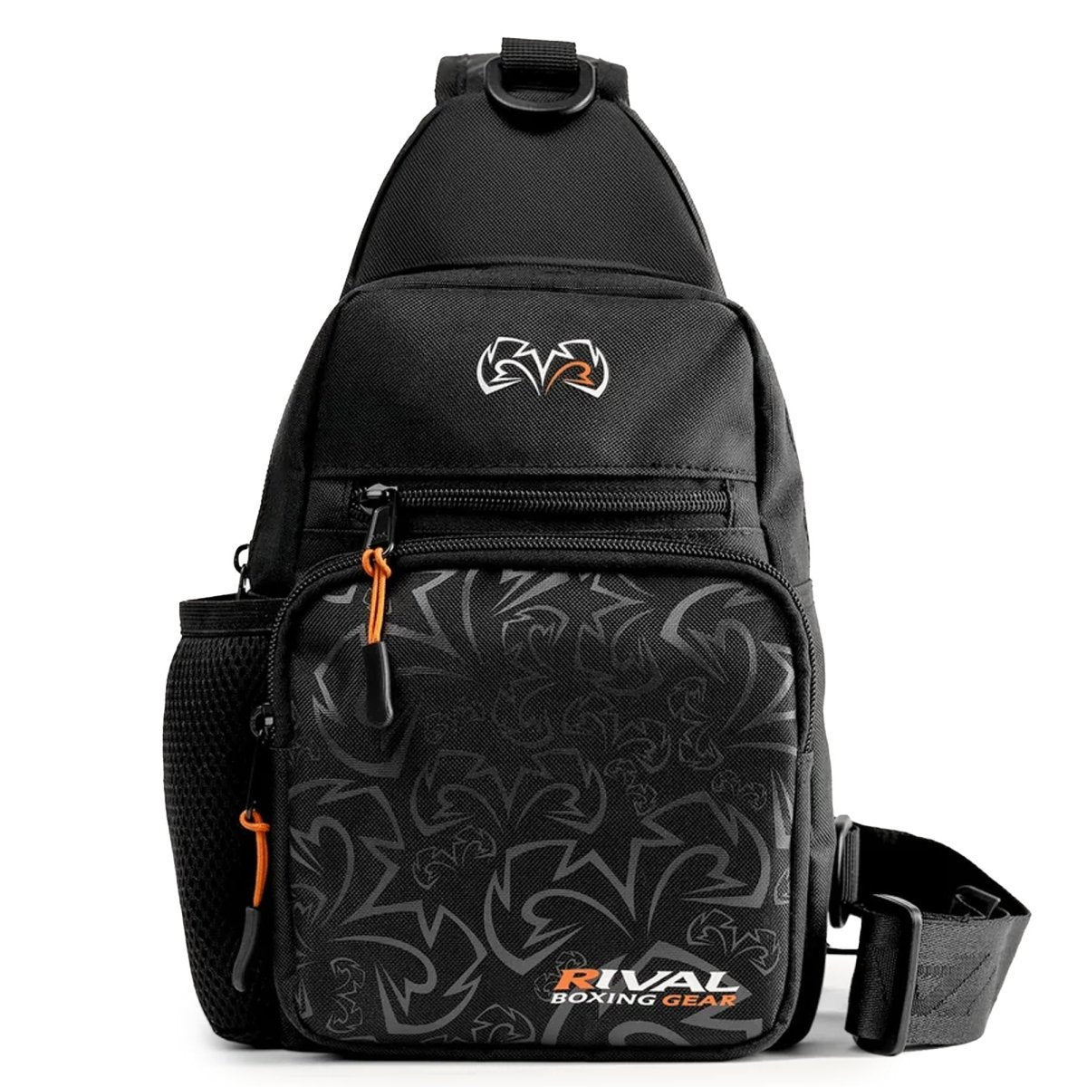 RIVAL Boxing Shoulder Bag with Water Bottle Compartment, Black - Forza Sports