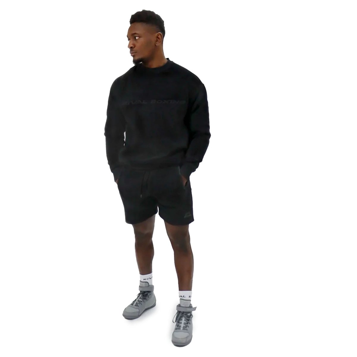 RIVAL Boxing - Fleece Oversized Crewneck Sweater - Forza Sports