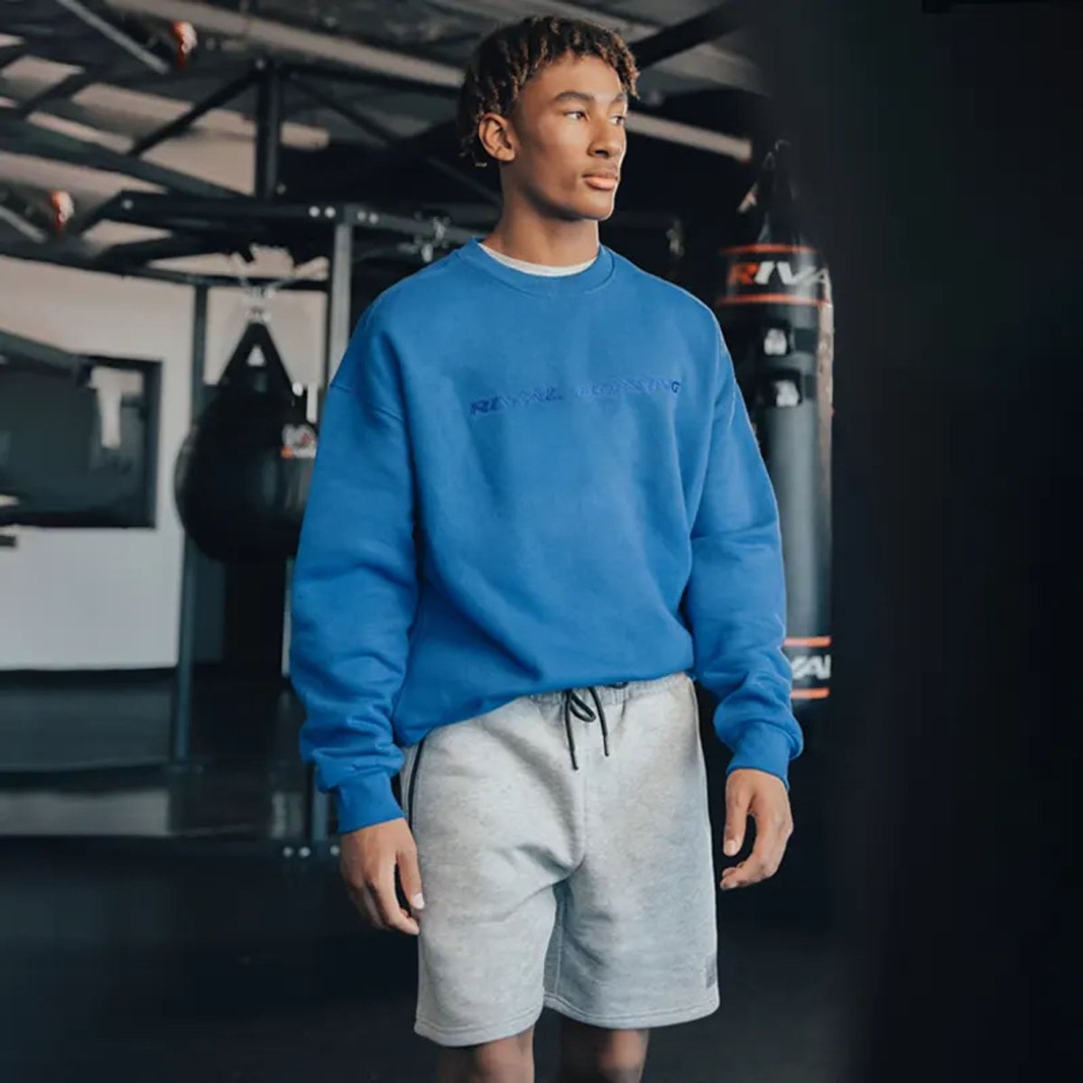 RIVAL Boxing - Fleece Oversized Crewneck Sweater - Forza Sports