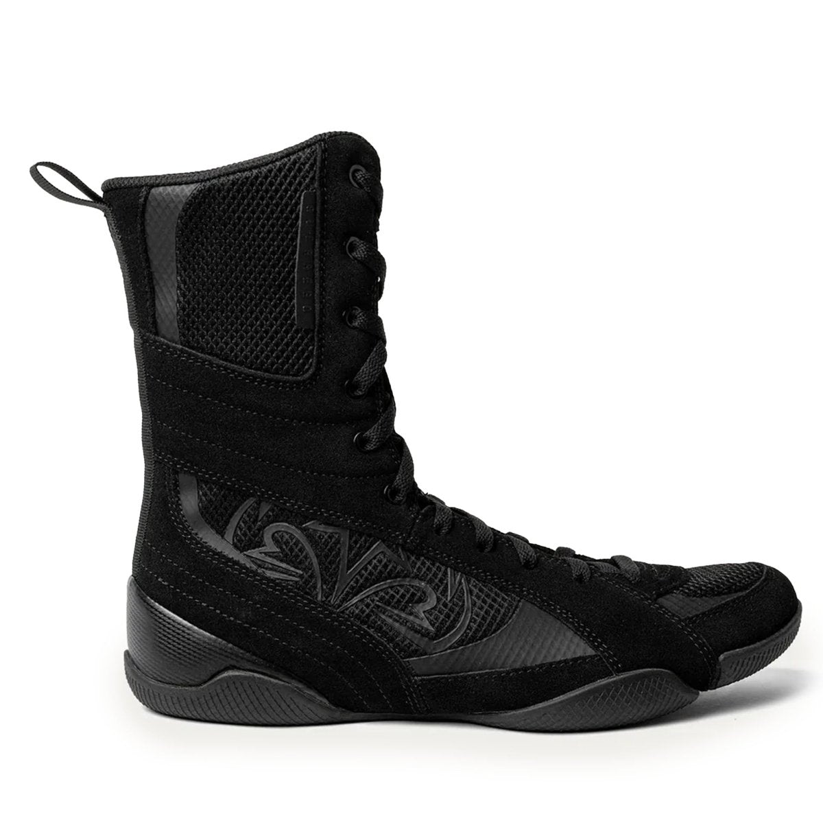 RIVAL RSX - Guerrero 03 High Top Boxing Boots, Black, Size 8 - Forza Sports