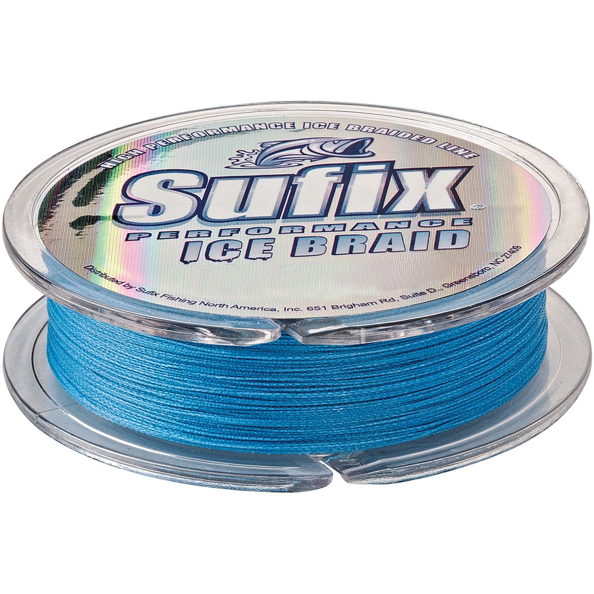 Sufix 75 Yard Performance Ice Braid Fishing Line - Glacier Blue - Forza Sports